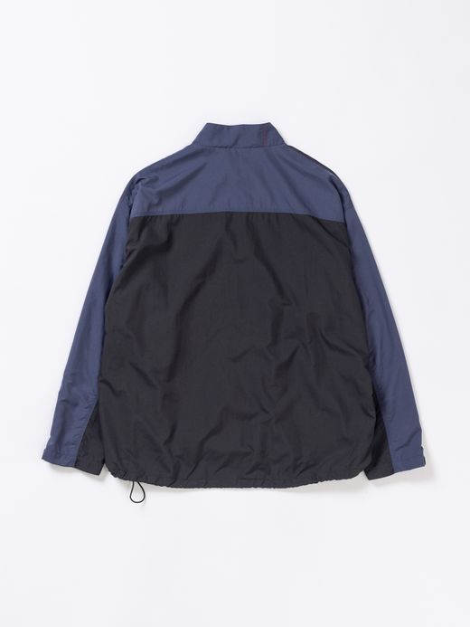 ANACHRONORM EXCHANGE PATTERN NYLON JACKET / Navy x black