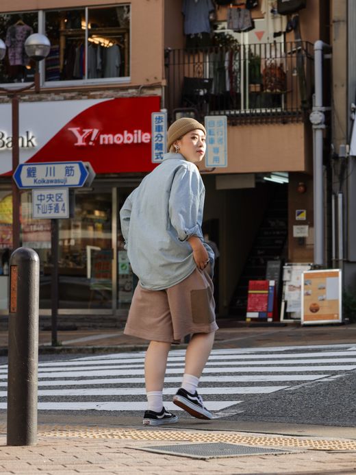 VOO ANACHROVOOM EZ SHORTS / Smoky beige