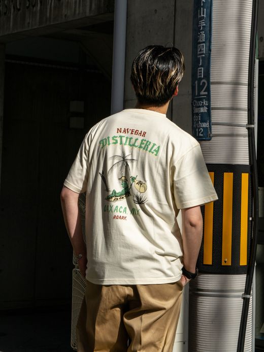 ROARK REVIVAL "DISTILLERIA" TEE / Natural