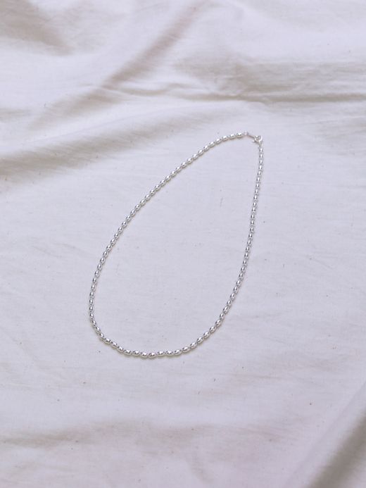 ing BEADS NECKLACE / Silver