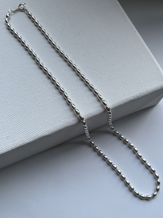 ing BEADS NECKLACE / Silver