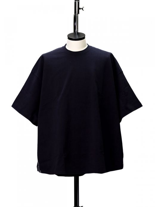 S.F.C SUPER BIG SIDE STRIPES TEE / Navy
