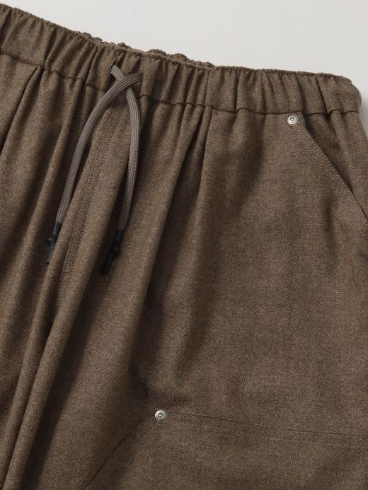 S.F.C CASHMERE WOOL DOUBLE KNEE PANTS / beige M