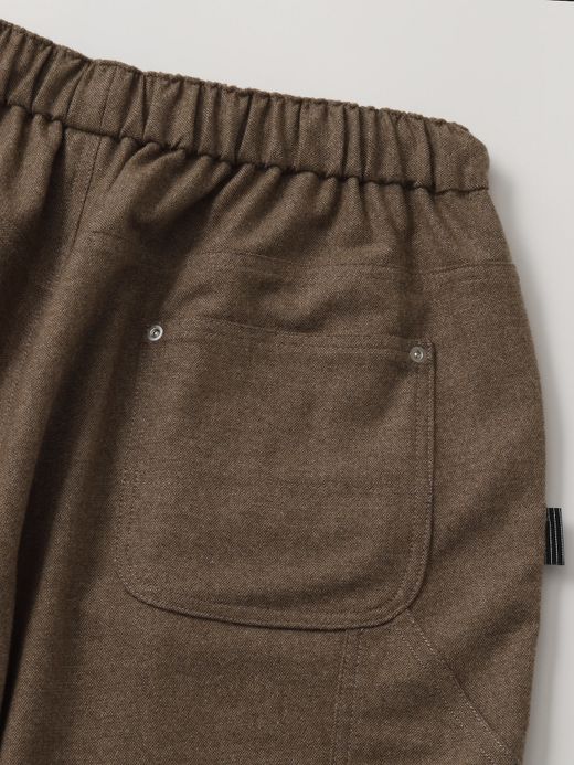 S.F.C CASHMERE WOOL DOUBLE KNEE PANTS / beige M