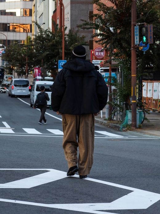 S.F.C CASHMERE WOOL DOUBLE KNEE PANTS / beige M