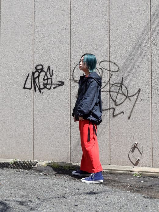 AMBERGLEAM ART CUT SMOOTH DRESS / Valencia red FLATBUSH（フラットブッシュ）公式