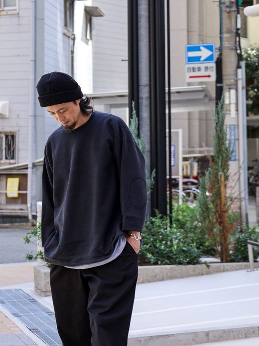 S.F.C SFC FOOTBALL LS SWEAT / Black melange