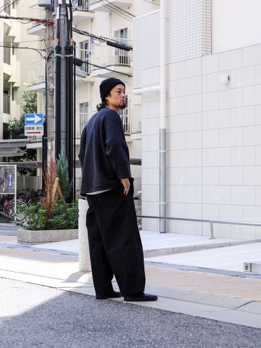 S.F.C SFC FOOTBALL LS SWEAT / Black melange
