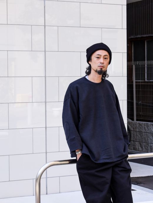 S.F.C SFC FOOTBALL LS SWEAT / Black melange