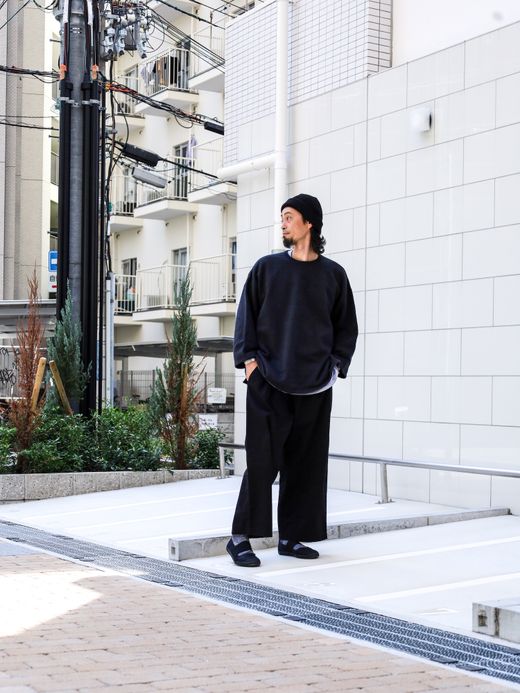 S.F.C SFC FOOTBALL LS SWEAT / Black melange