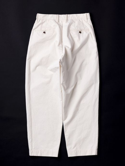 ANACHRONORM STANDARD TUCK WIDE TROUSERS / Kinari