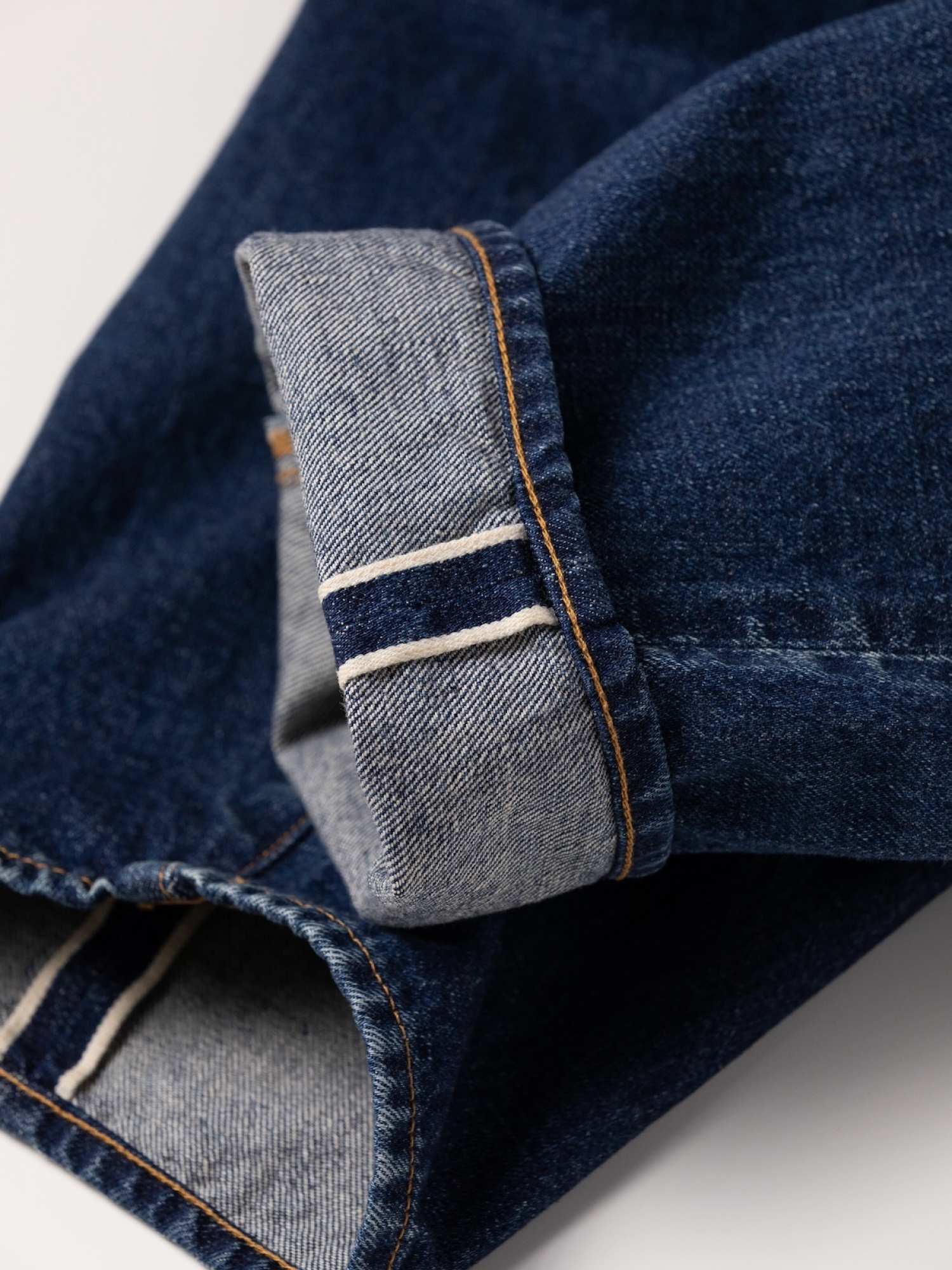 ANACHRONORM 52'S SELVEDGE DENIM EASY PANTS / Indigo | FLATBUSH