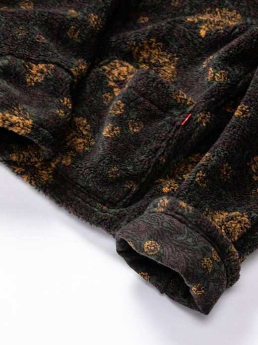 ANACHRONORM FLEECE CHINA JACKET / Yellow × brown