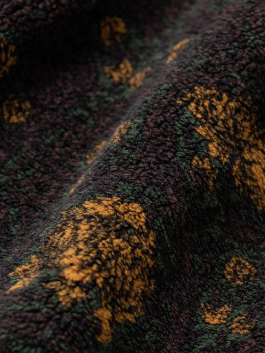 ANACHRONORM FLEECE CHINA JACKET / Yellow × brown