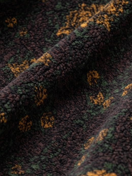 ANACHRONORM FLEECE CHINA JACKET / Yellow × brown