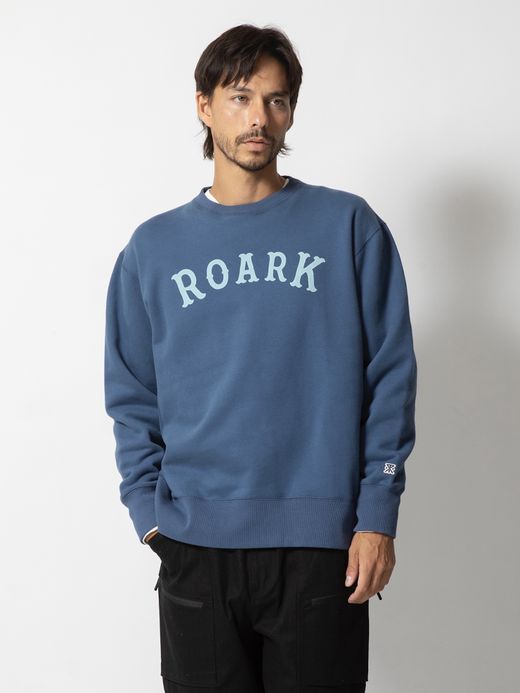 ROARK REVIVAL “MEDIEVAL LOGO” CREW SWEAT / Slate blue