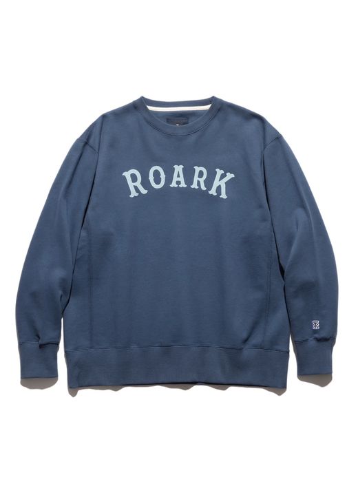 ROARK REVIVAL “MEDIEVAL LOGO” CREW SWEAT / Slate blue