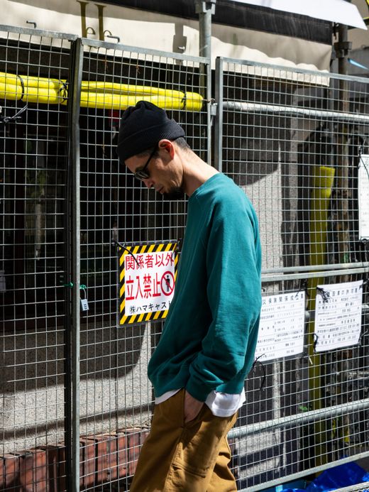 THE UNION "THE" RAGLAN SWEAT / Green