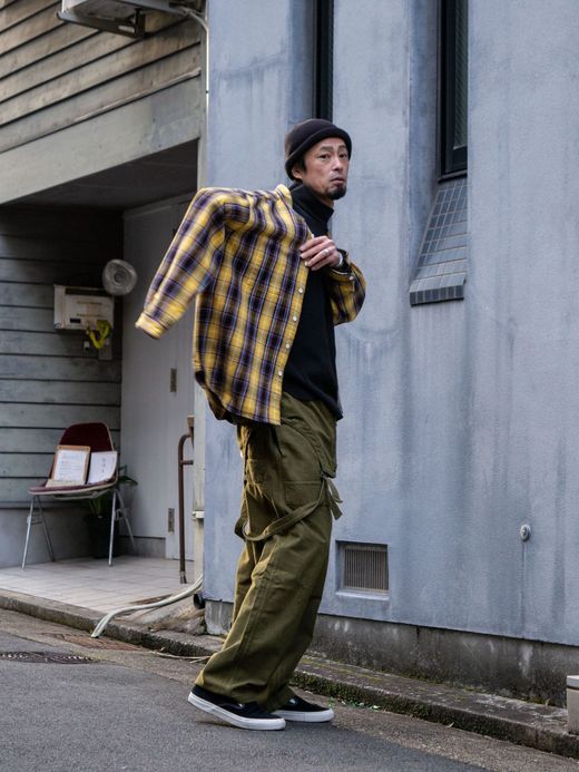 ANACHRONORM MILITARY TAPERED OVERALL / Olive
