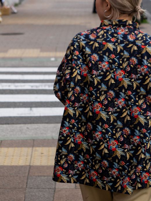 VOO FIESTA SHIRTS / Dk.navy