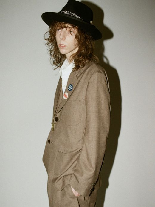 ANACHRONORM SUMMER WOOL TAILORED JACKET / Brown