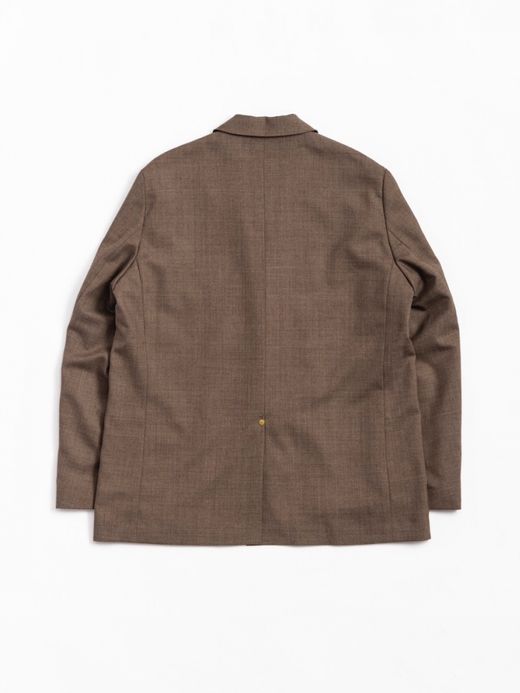 ANACHRONORM SUMMER WOOL TAILORED JACKET / Brown
