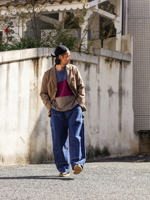 ANACHRONORM SUMMER WOOL TAILORED JACKET / Brown