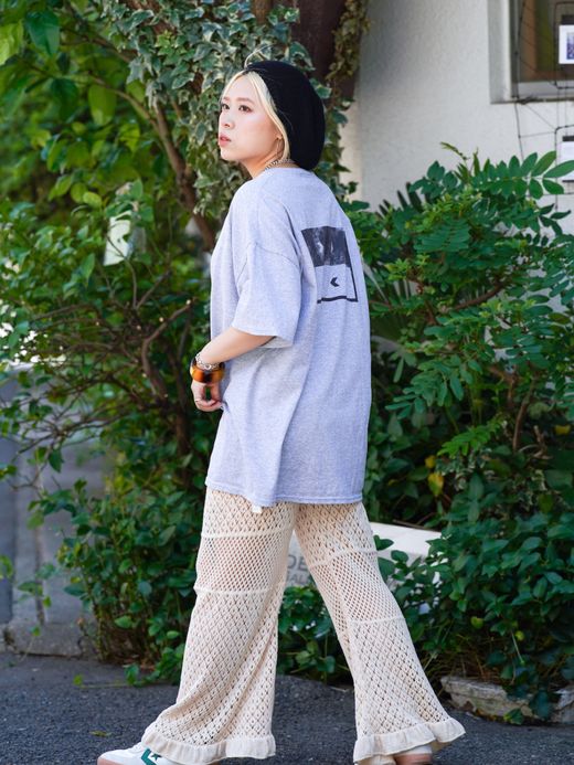 ANACHRONORM SUB MESSAGE S/S T-S / Ash gray