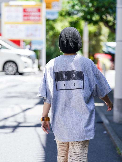ANACHRONORM SUB MESSAGE S/S T-S / Ash gray