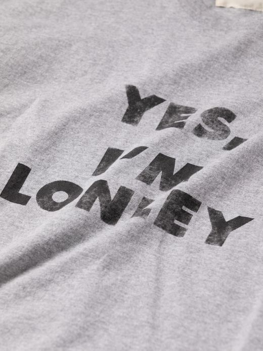 ANACHRONORM SUB MESSAGE S/S T-S / Ash gray