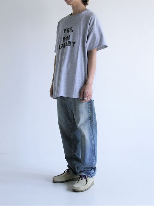 ANACHRONORM SUB MESSAGE S/S T-S / Ash gray