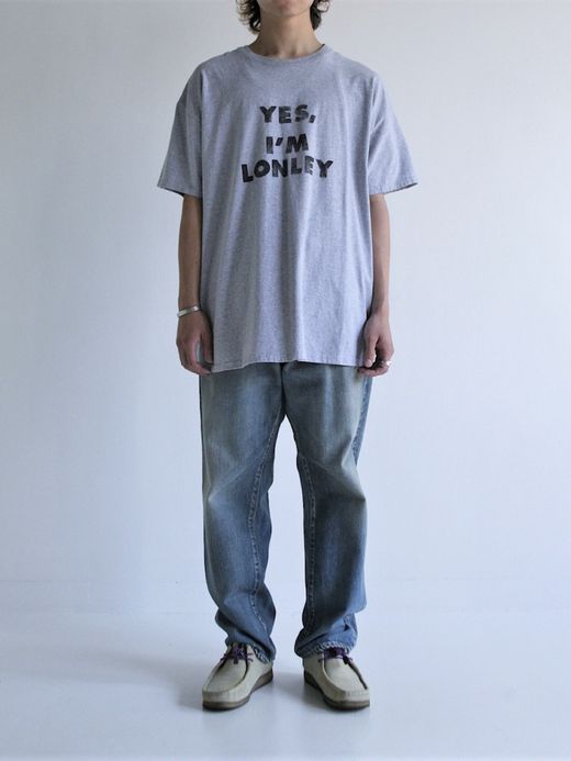 ANACHRONORM SUB MESSAGE S/S T-S / Ash gray