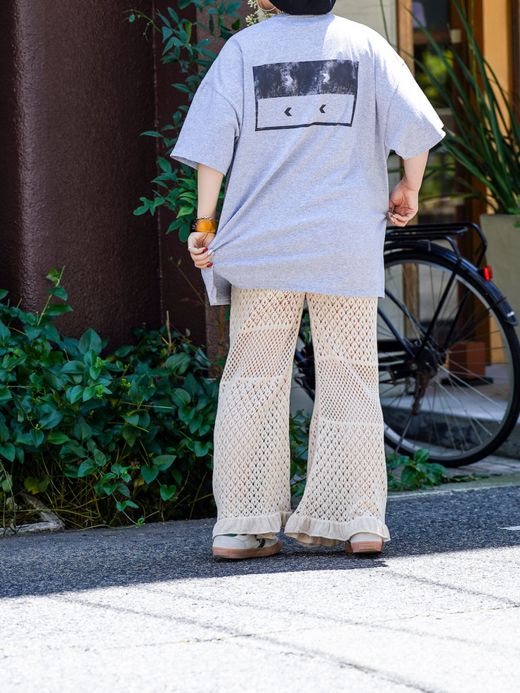 ANACHRONORM SUB MESSAGE S/S T-S / Ash gray