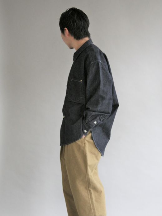 ANACHRONORM RESIZE WORK SHIRT / Indigo