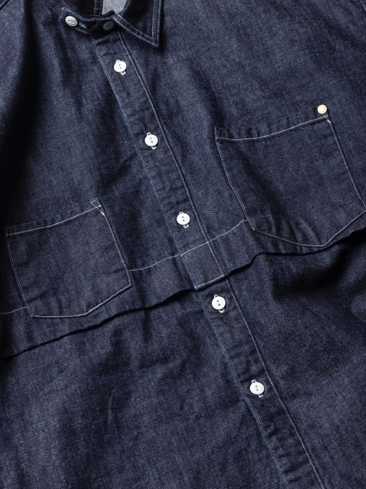 ANACHRONORM RESIZE WORK SHIRT / Indigo