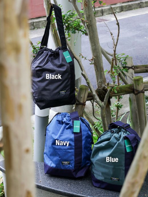 L.L.Bean LIGHTWEIGHT CYLINDER TOTE WITH POCKET / 3colors