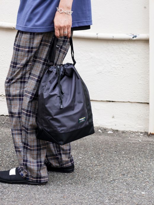 L.L.Bean LIGHTWEIGHT CYLINDER TOTE WITH POCKET / 3colors