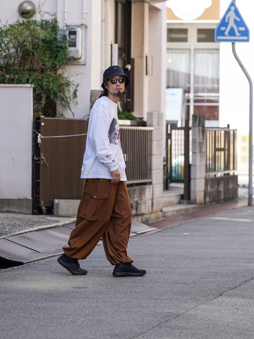 AMBERGLEAM OVER SIZED PANTS / 3colors