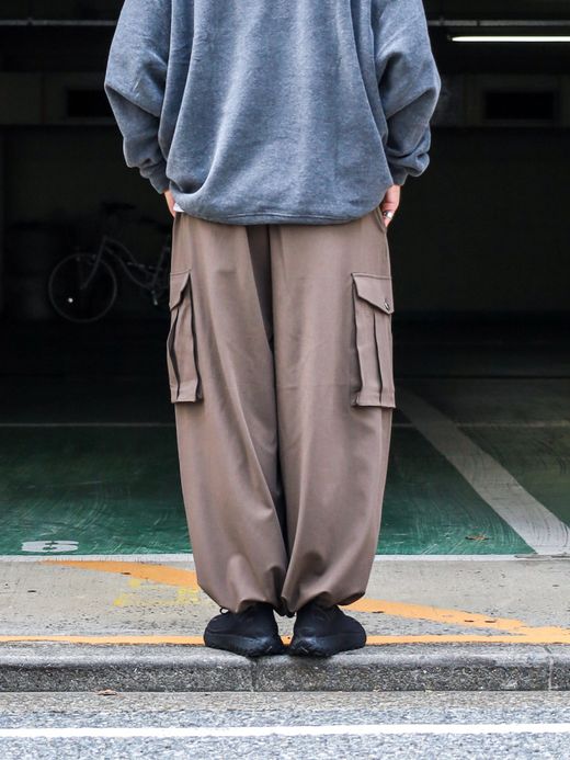 AMBERGLEAM OVER SIZED PANTS / 3colors