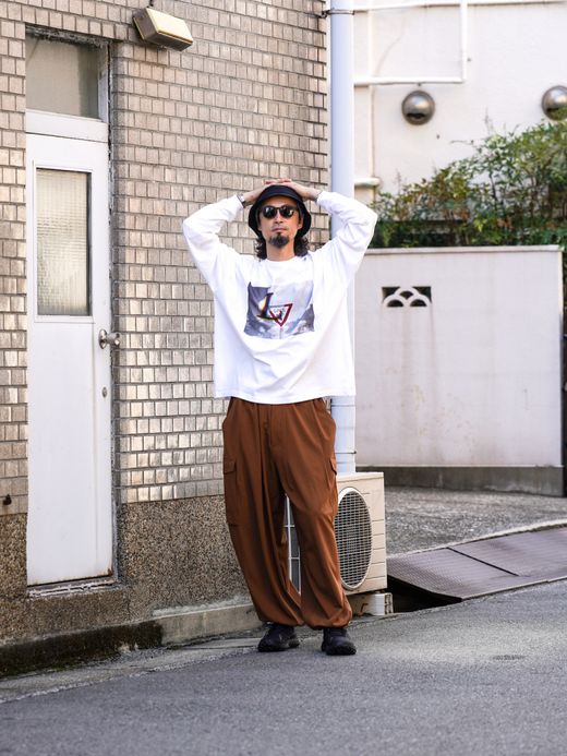 AMBERGLEAM OVER SIZED PANTS / 3colors