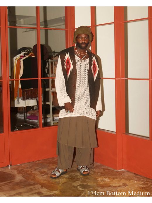 AMBERGLEAM OVER SIZED PANTS / 3colors