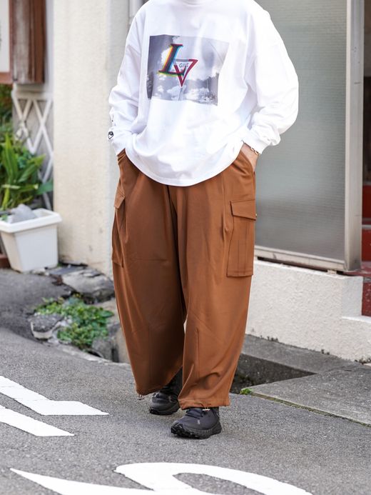 AMBERGLEAM OVER SIZED PANTS / 3colors