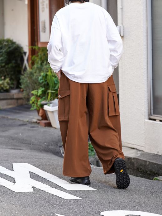 AMBERGLEAM OVER SIZED PANTS / 3colors