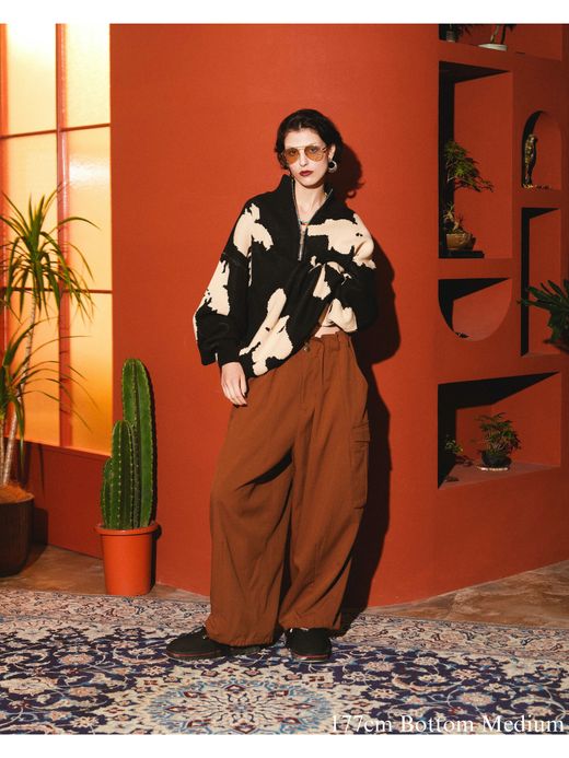 AMBERGLEAM OVER SIZED PANTS / 3colors