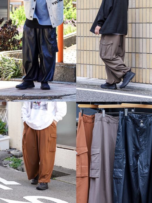 AMBERGLEAM OVER SIZED PANTS / 3colors