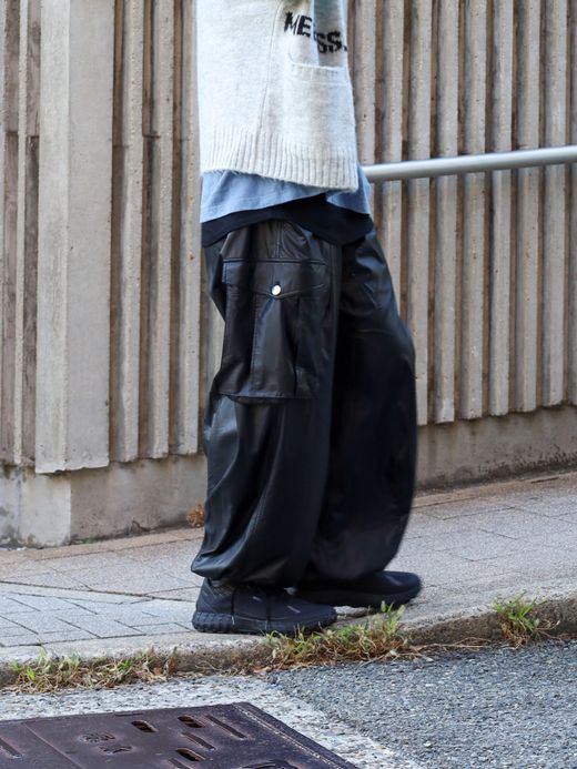 AMBERGLEAM OVER SIZED PANTS / 3colors