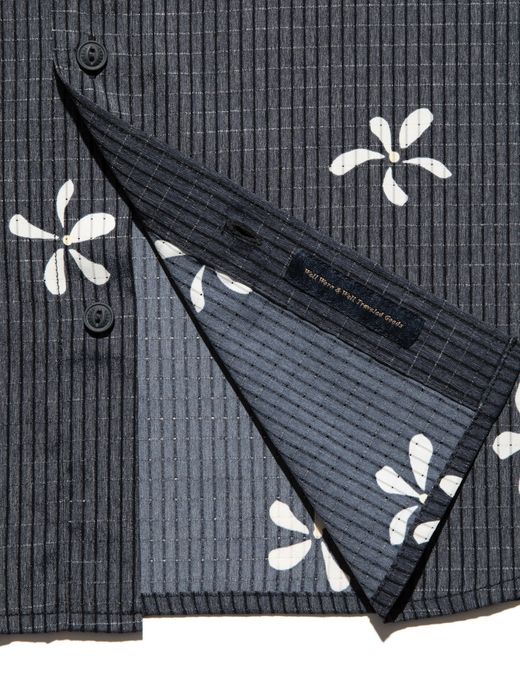 ROARK REVIVAL BLESS UP S/S WOVEN / Dark navy