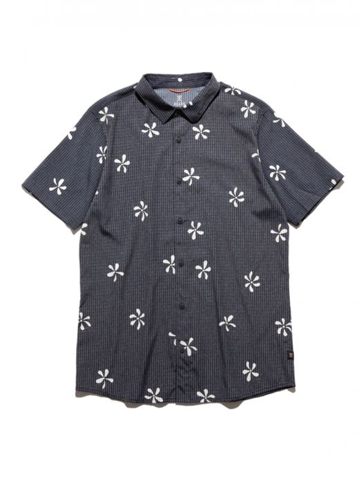 ROARK REVIVAL BLESS UP S/S WOVEN / Dark navy