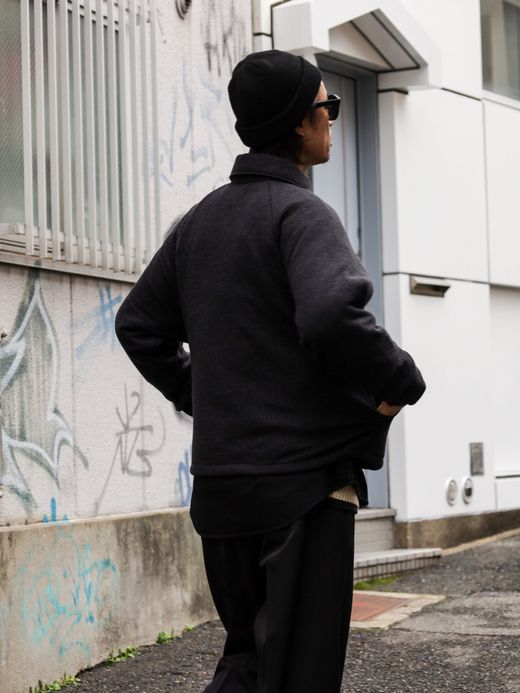 VOO WAFFLE JACKET / Black