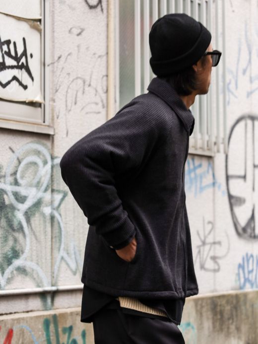 VOO WAFFLE JACKET / Black